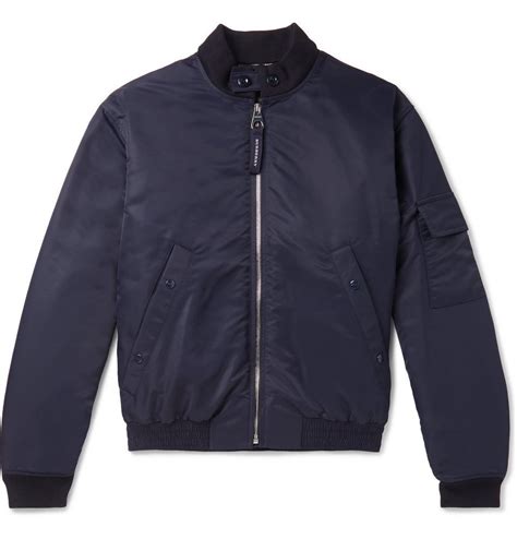 burberry bomber jacket navy|Burberry windbreaker jacket.